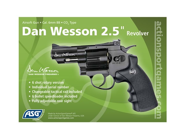 In-Namra. DAN WESSON 2.5 INCH REVOLVER